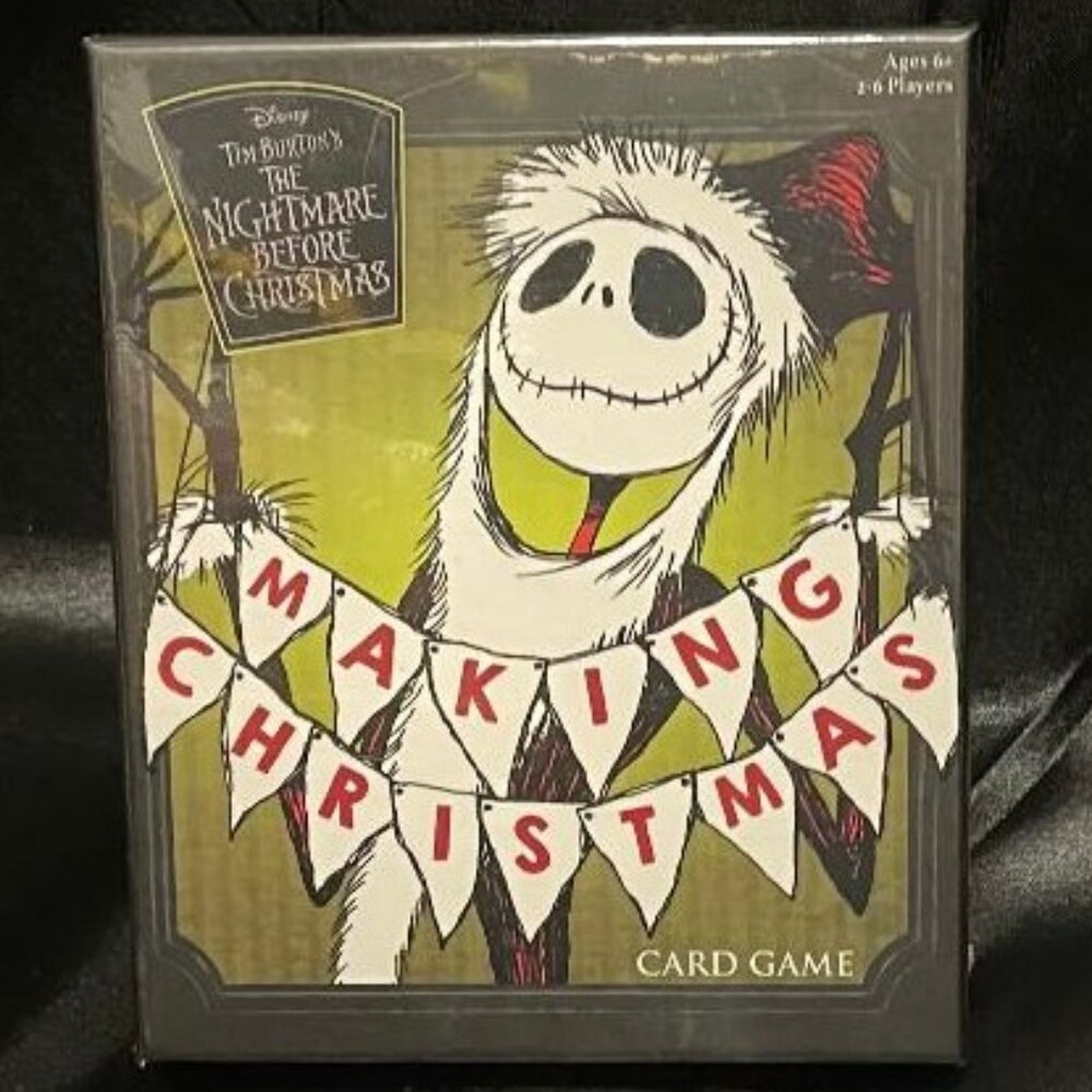 BRAND NEW ~ TIM BURTON'S NIGHTMARE BEFORE CHRISTMAS ~ MAKING CHRISTMAS CARD GAME